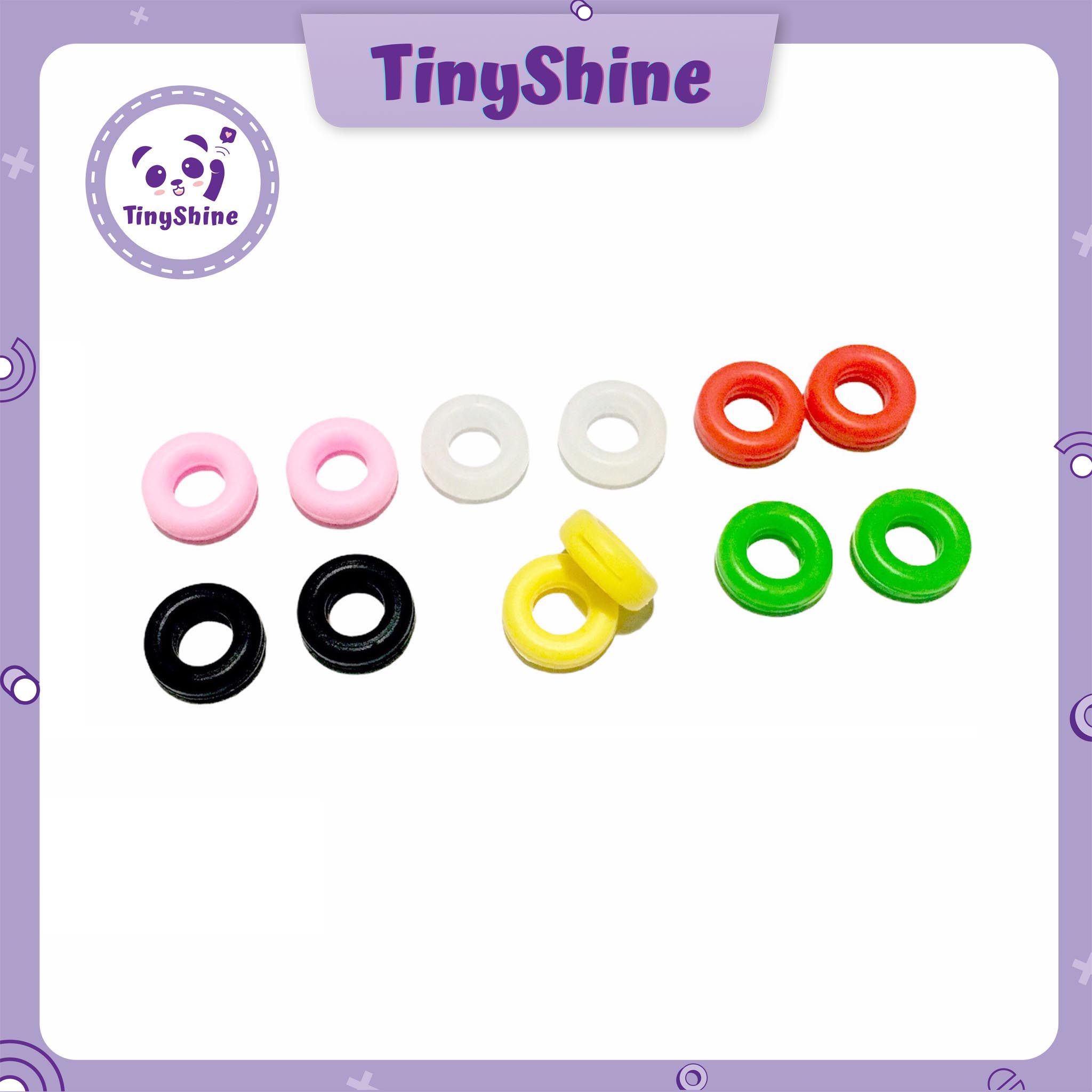 Miếng Đệm Silicon Tròn Giữ Gọng Kính ChốngTrượt Siêu Nhẹ Tiện Lợi (TinyShine)