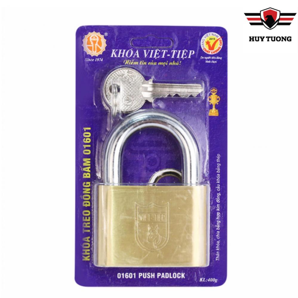 Ổ khoá Việt Tiệp loại lớn 84 x 60 ống phi 10mm (khoá bấm )
