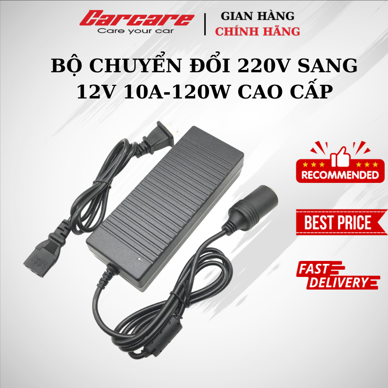 Bộ chuyển đổi nguồn 220v sang 12v 10a-120w cao cấp- bộ chuyển đổi, cục chuyển nguồn
