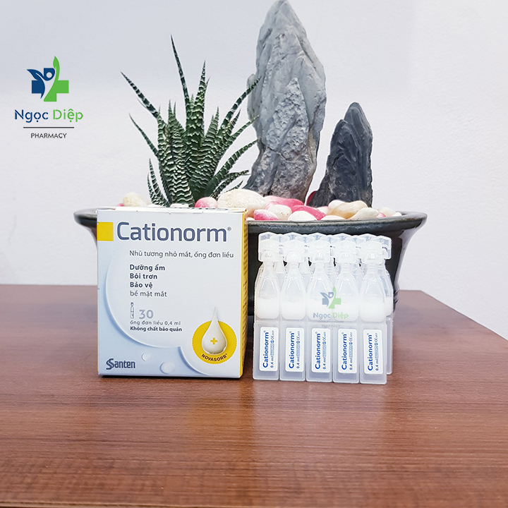 Cationorm Nhũ tương nhỏ mắt , dưỡng ẩm và bôi trơn cho mắt