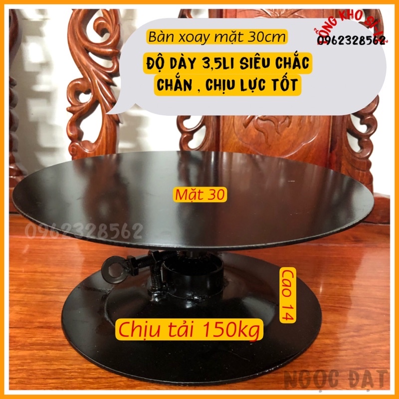 Bàn xoay cây cảnh mặt 30cm chịu lực cao