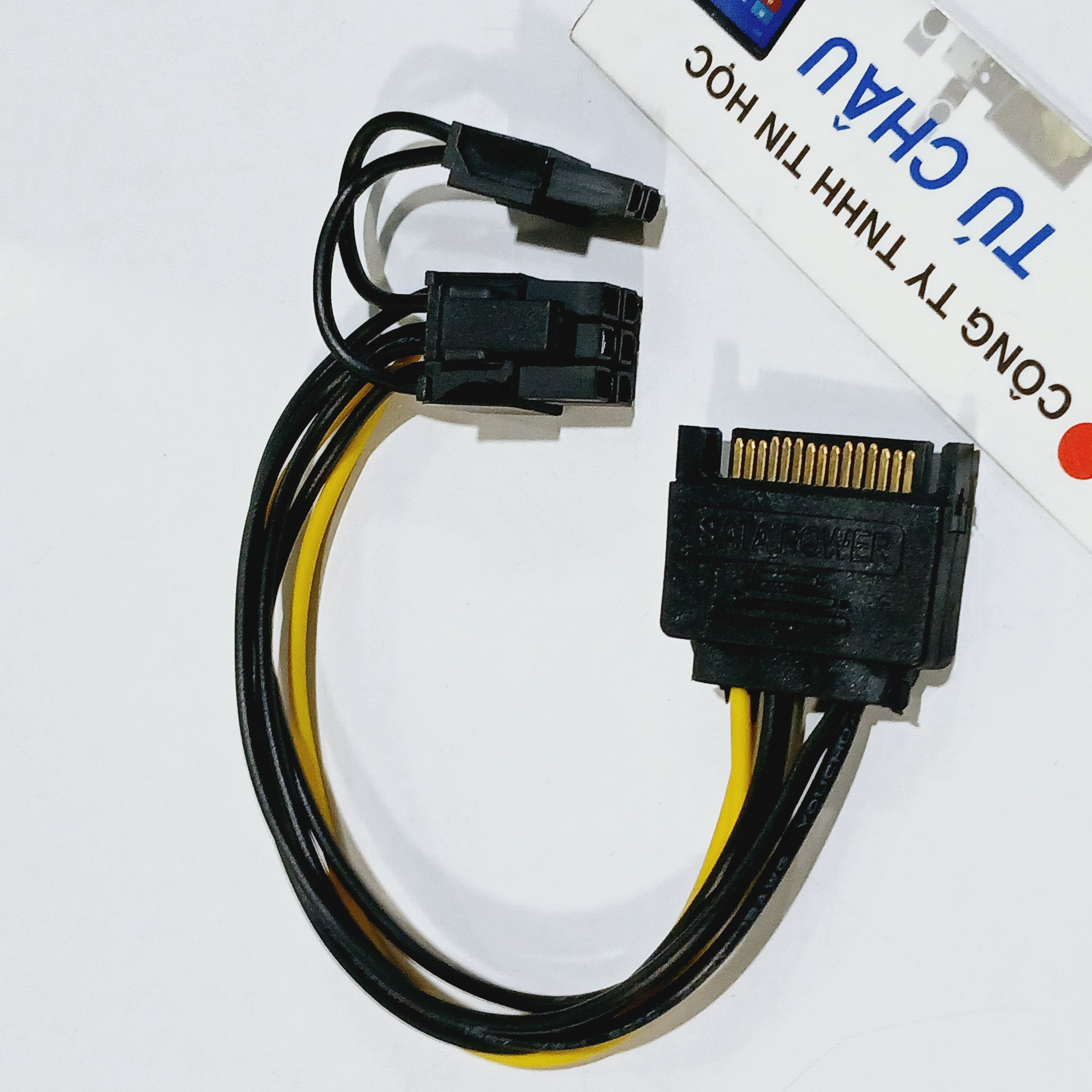Cáp sata ra 6 pin / dài 15cm
