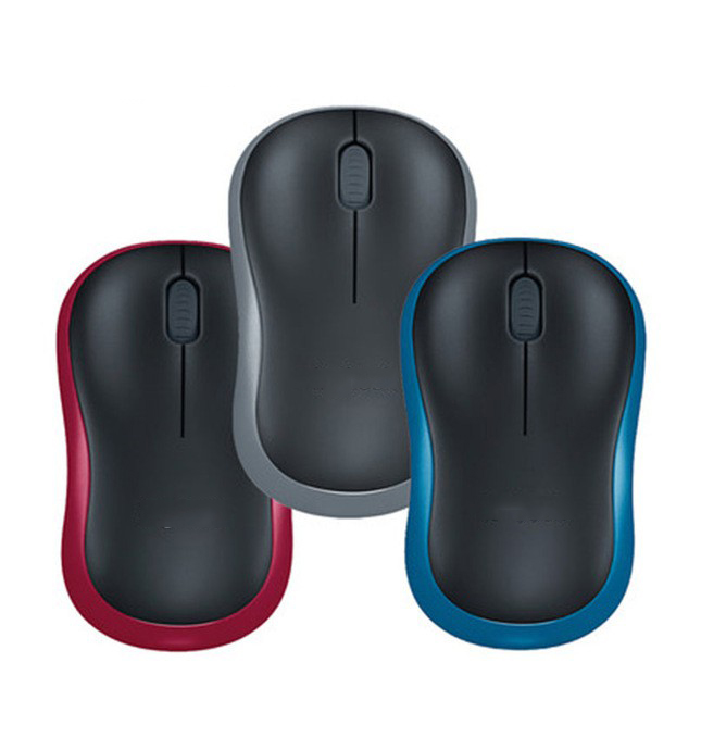Chuột máy tính không dây LOGITECH M185 dễ cầm bấm êm lướt chuột mượt