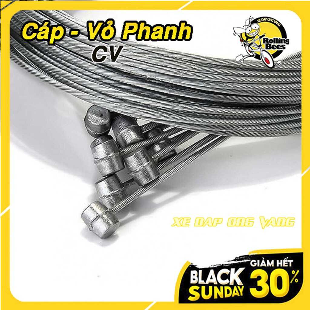 Ruột cáp, ruột vỏ dây phanh trước sau xe đạp phổ thông, xe đạp thể thao