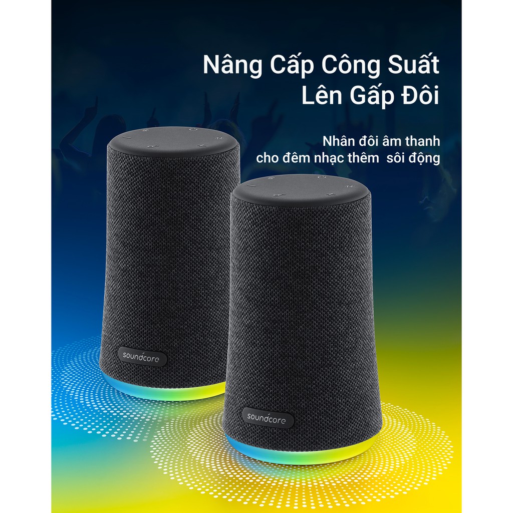 Loa Bluetooth SoundCore Flare Mini 10w  - A3167- LOA CHỐNG NƯỚC ÂM THANH 360