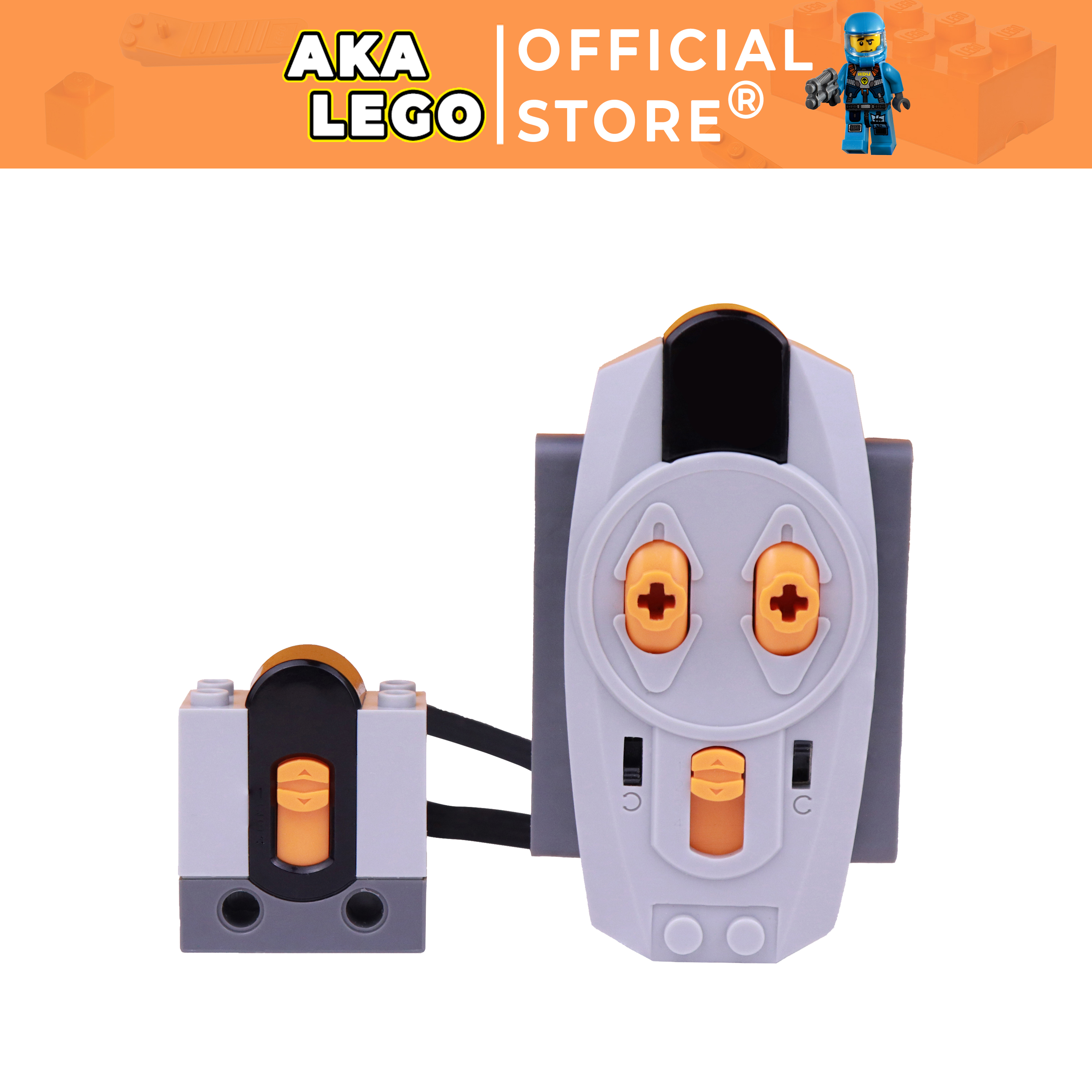 Combo điều khiển từ xa 2.4g 8886 combo gồm cả mắt thu tương thích lego 9686 lego technic chính hãng học viện aka lego