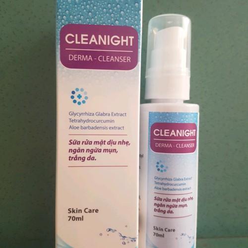 Cleanight derma - cleanser. sữa rửa mặt dịu nhẹ, làm giảm mụn, ngăn ngừa mụn, trắng da.