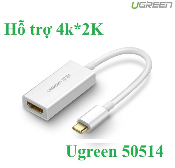 Cáp chuyển usb type-c to hdmi chính hãng ugreen 50514