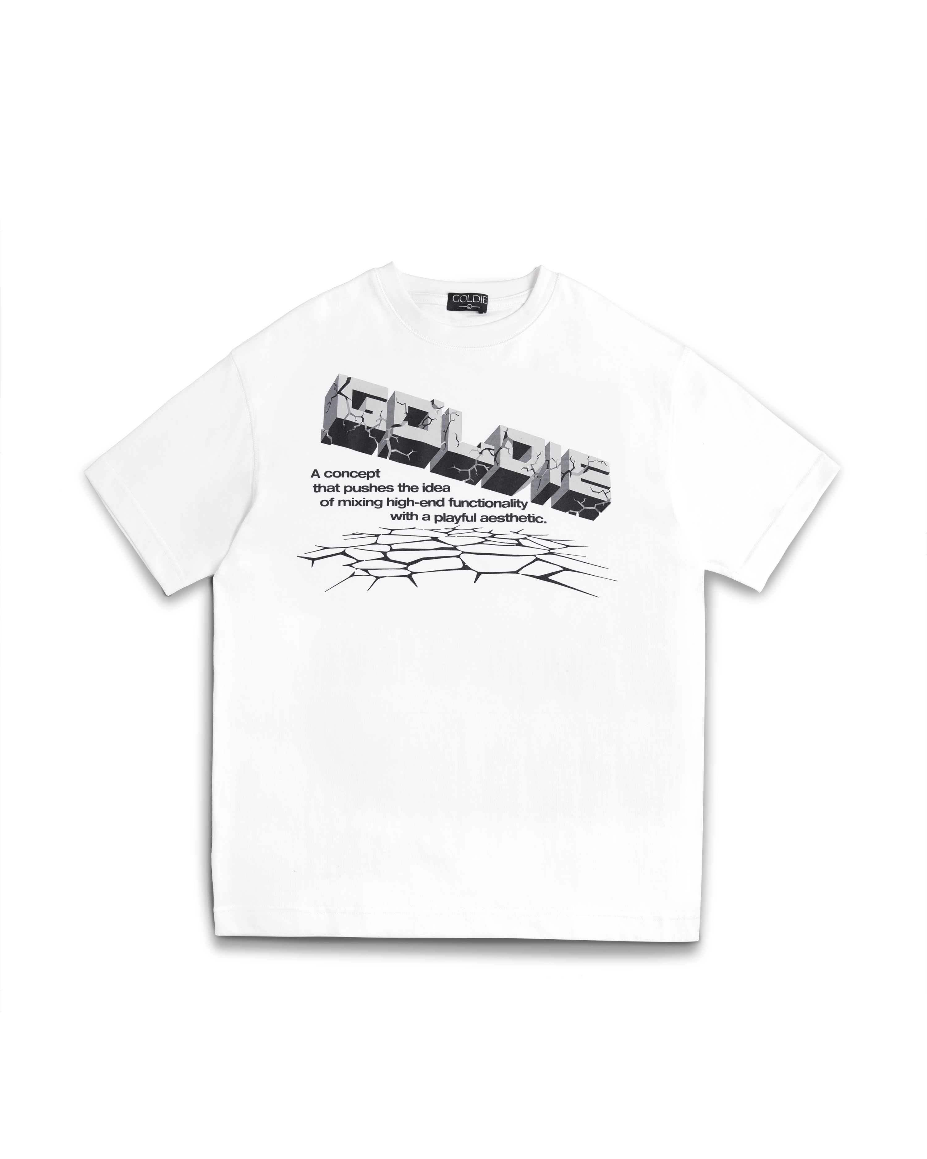 Cracked goldie heavy tshirt