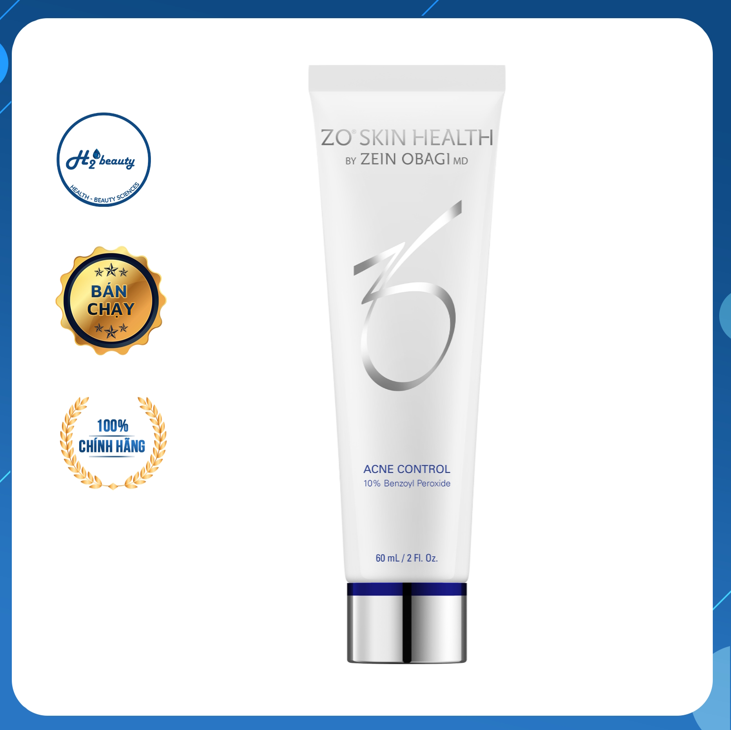 Kem hỗ trợ giảm mụn zo acne control