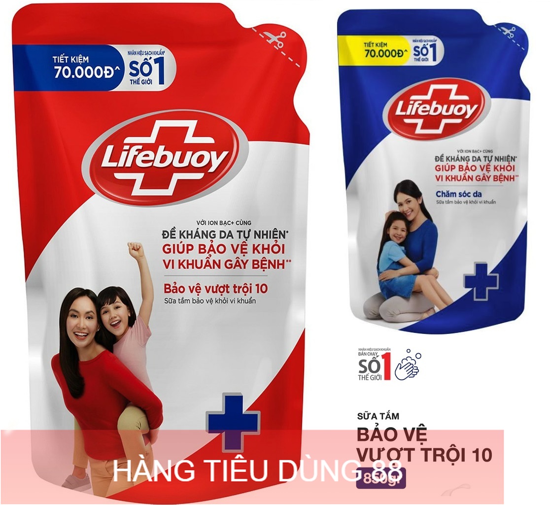 Sữa tắm Lifebuoy / Lifebouy túi 800g