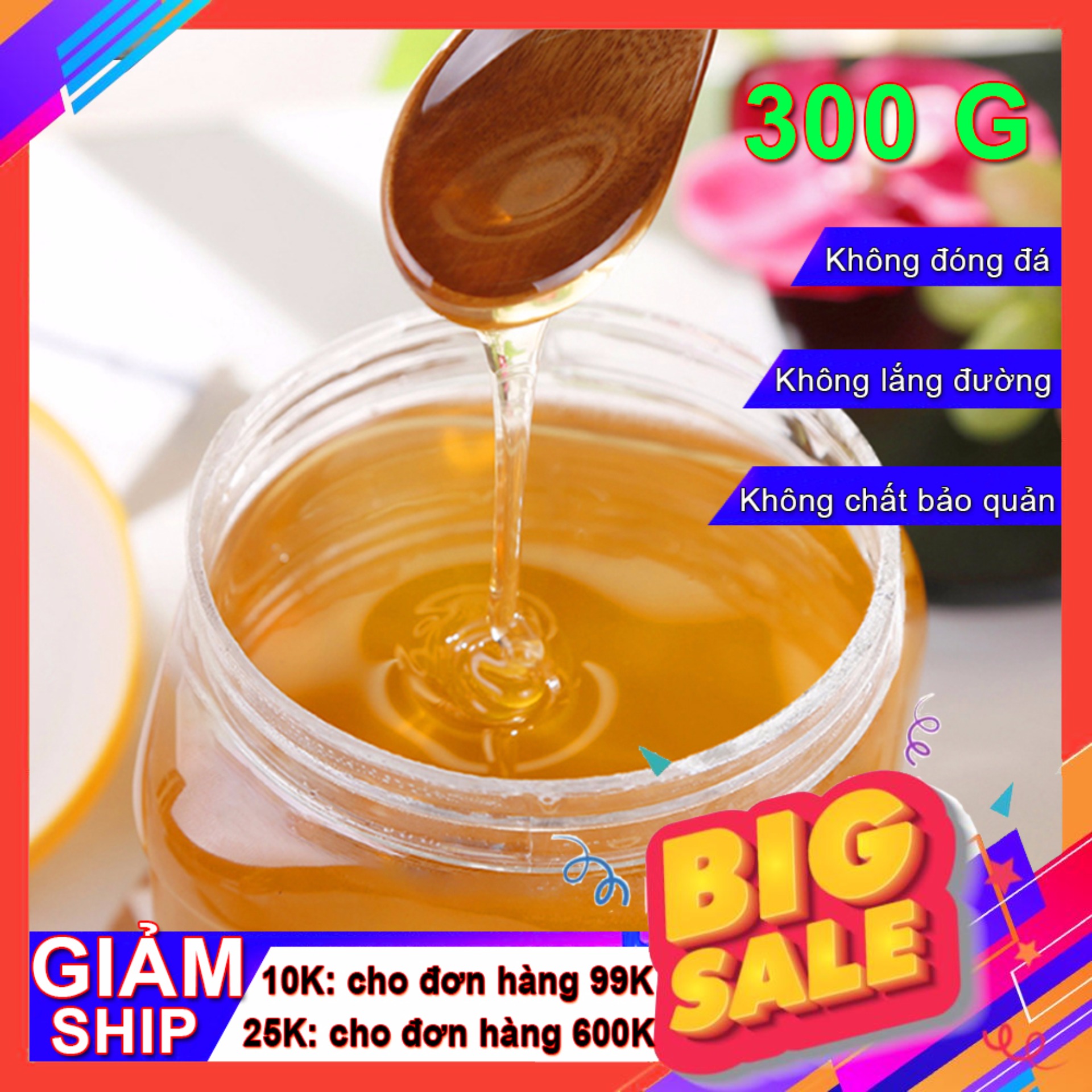 Mat ong Ong Cuong Home Honey 300 Gram