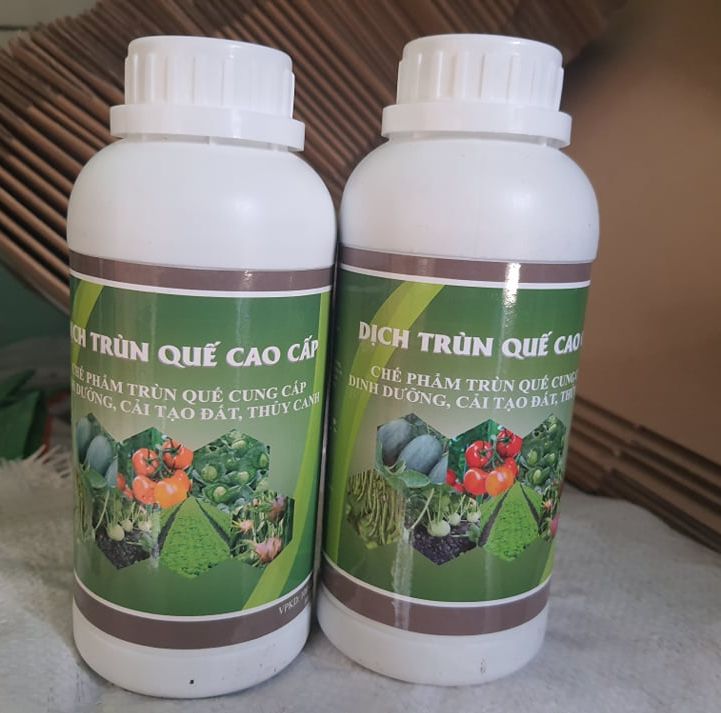 Phân bón hữu cơ cao cấp dịch trùn quế hiryo - 500ml /1 chai