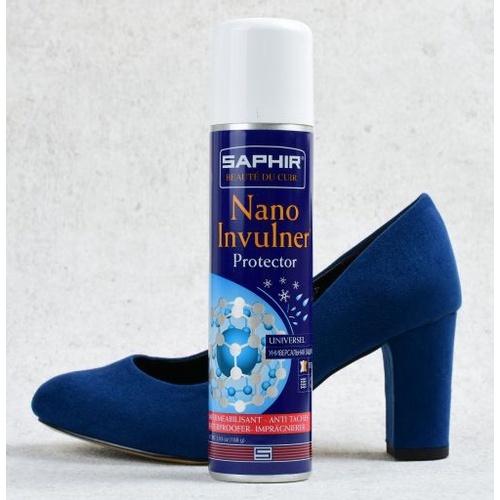 Xịt Nano Invulner bảo vệ đồ da, chống thấm nước Saphir cao cấp