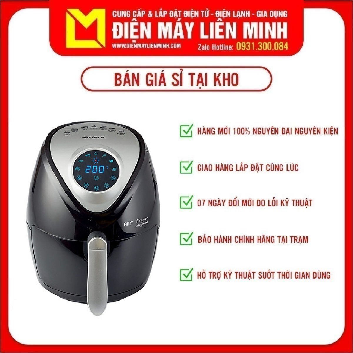 Nồi chiên không dầu ariete mod.4616 - giao toàn quốc