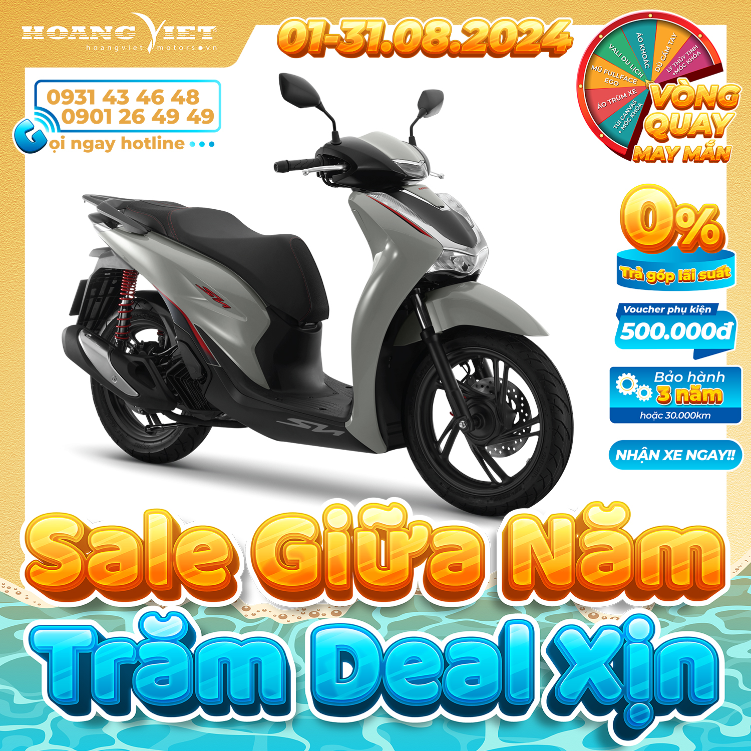 Xe Máy Honda SH125i 2024 - Phiên Bản Thể Thao