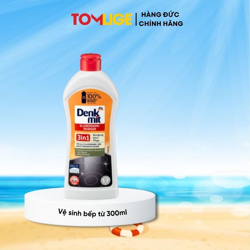 Dung dịch vệ sinh bếp từ Denkmit 3 in 1 300ml Tomlige