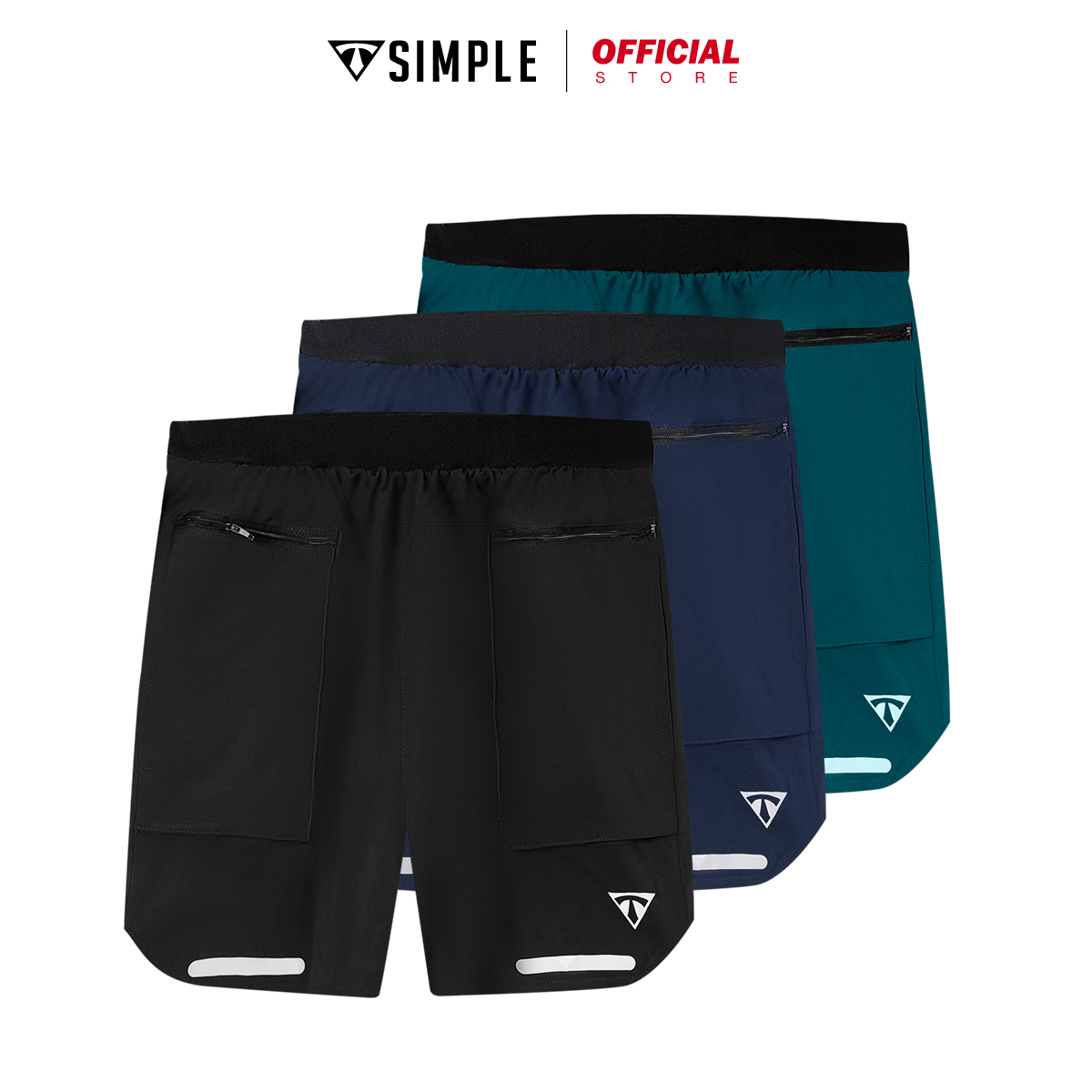 Quần Đùi Thể Thao Nam TSIMPLE V1 Short tập gym vải gió thoáng mát co giãn thoải mái vận động QGRP1