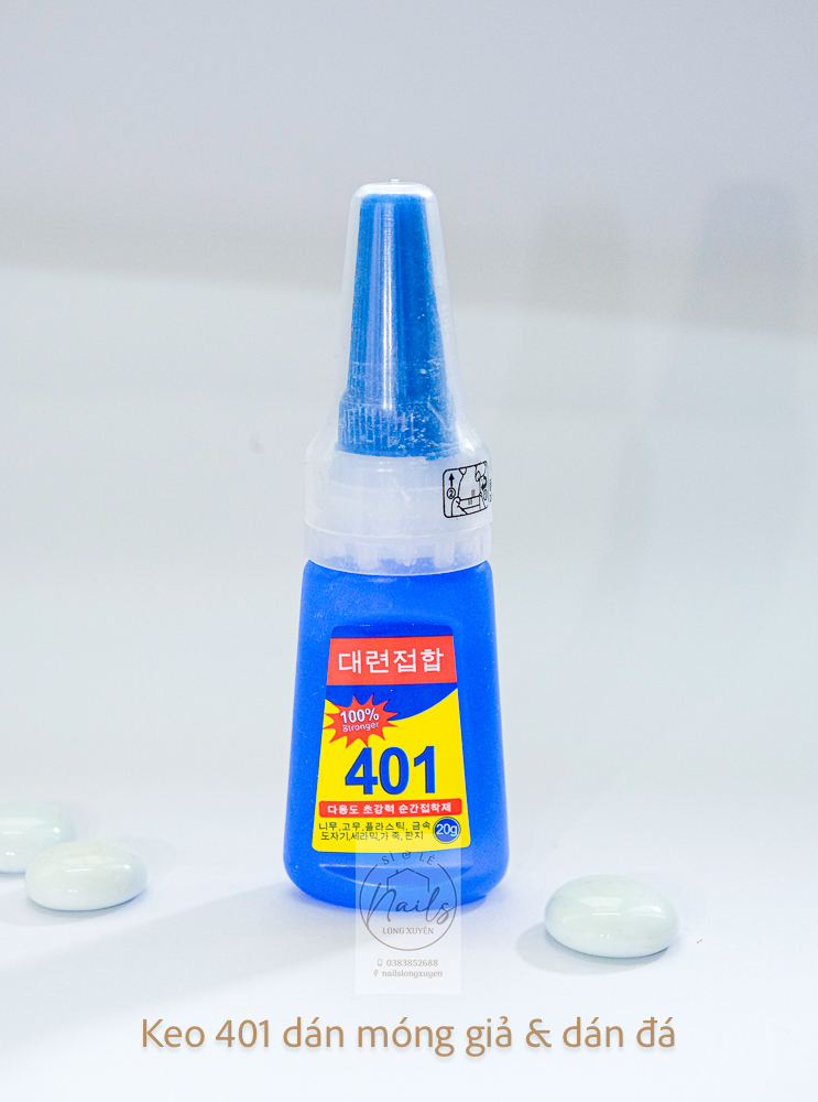 Keo 401 dán móng, dán charm