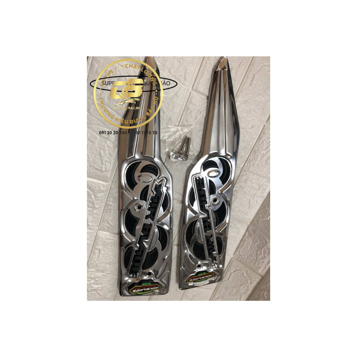 Thảm lót chân inox cho xe airblade 2022-2023 125 - 160