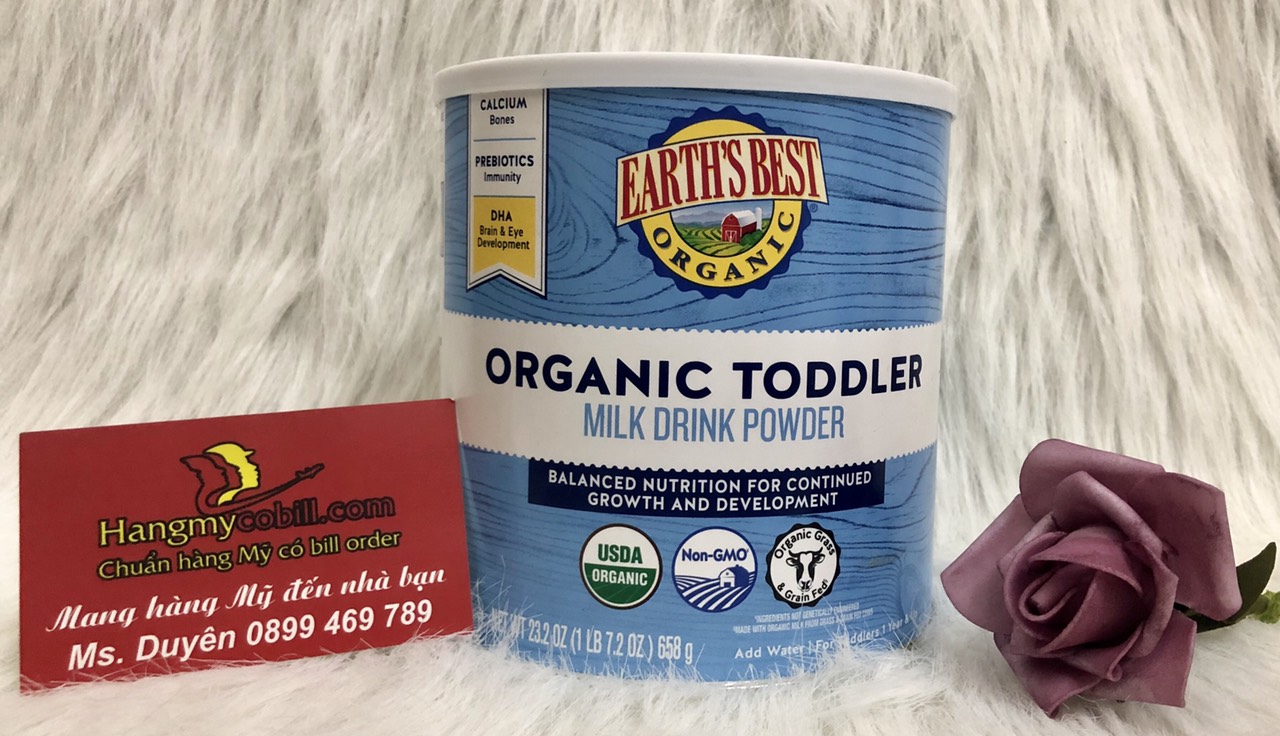 Sữa Earth’s Best Toddler Organic 658g