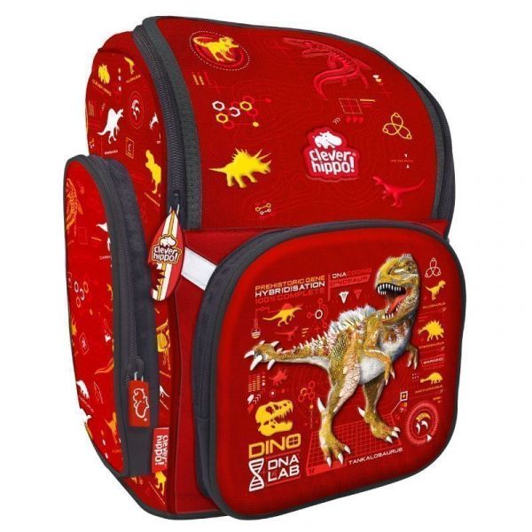 Ba lô cleverhippo - ba lô fancy - khủng long chúa tể đỏ - mã sp bd1107