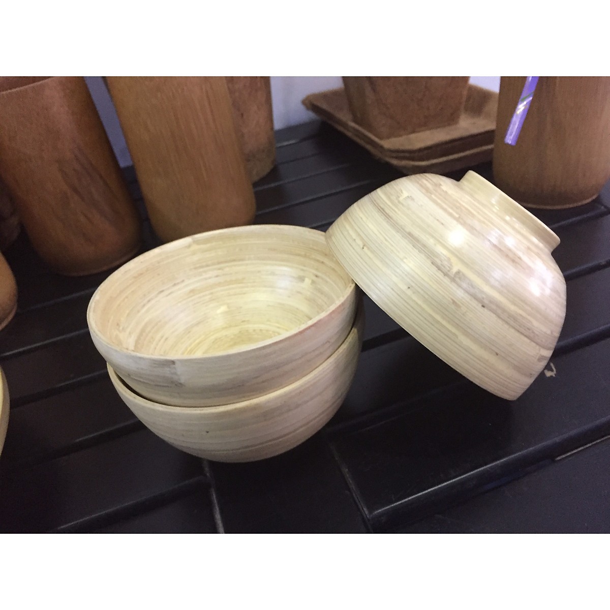 Chén tre tự nhiên