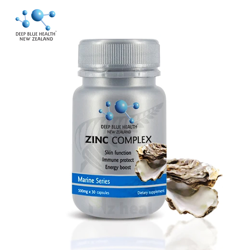 Viên Uống Kẽm Deep Blue Health Zinc Complex: tăng đề kháng trị mụn