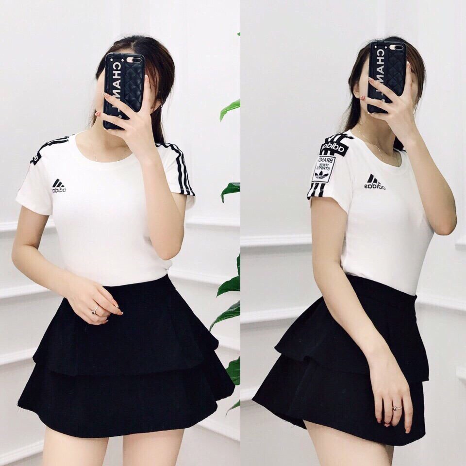 [Mã FASHIONXANH264 giảm 10k đơn 50K] Chân váy tiểu thư dáng ngắn- hai tầng