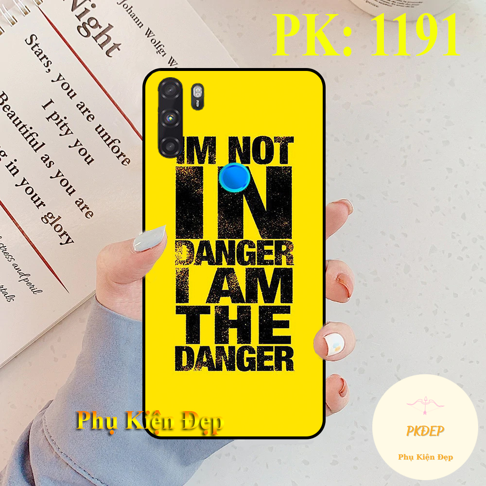 [HCM]Ốp lưng Vsmart Active 3 dẻo đen in hình Slogan bá đạo và siêu chất