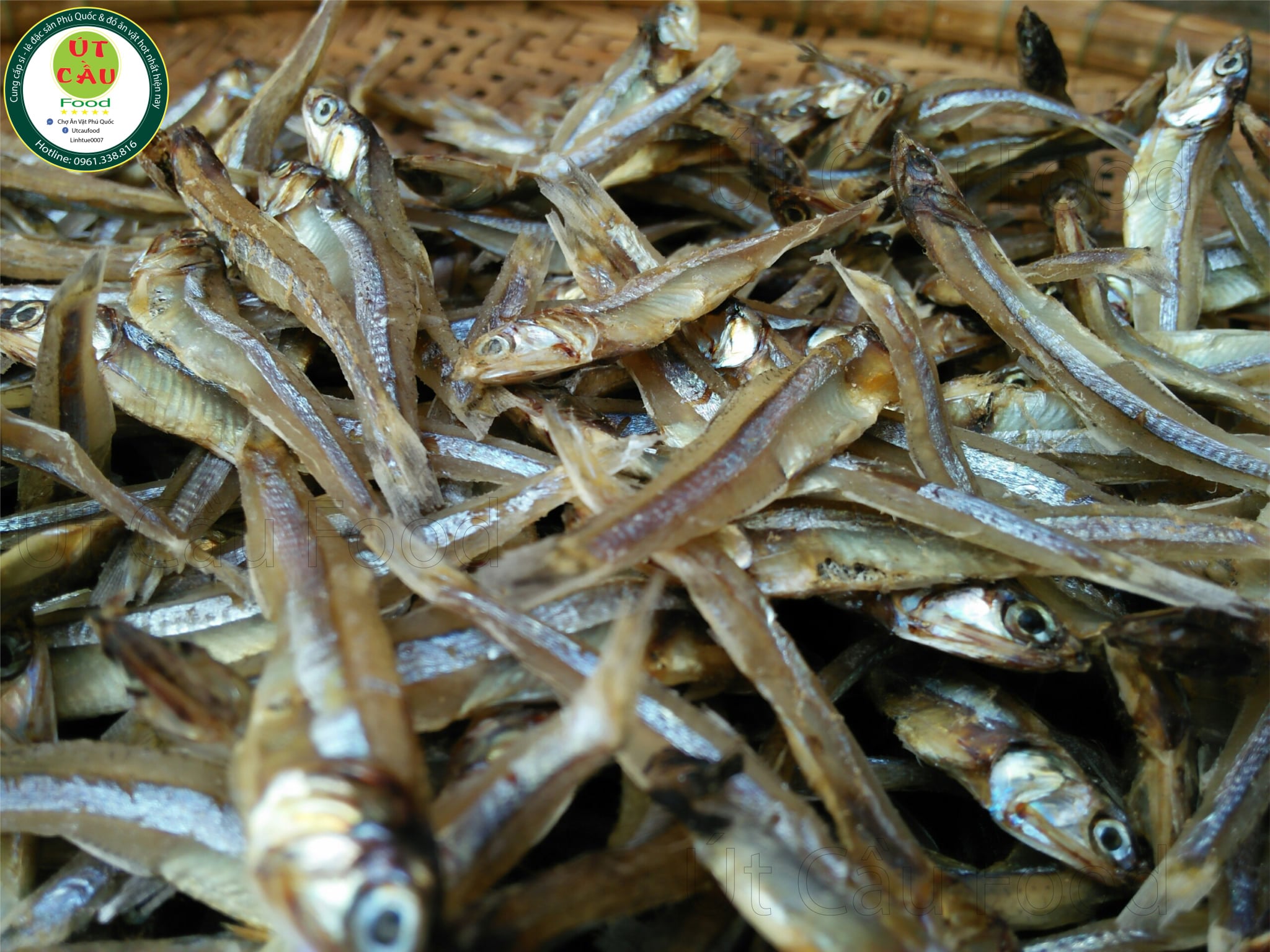 250gram khô cá cơm phú quốc phơi ghe