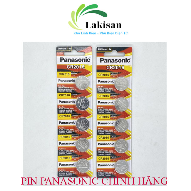 Pin Panasonic chính hãng CR2032 CR2016 CR2025 CR1632 - Vỉ 1 viên - LAKISAN