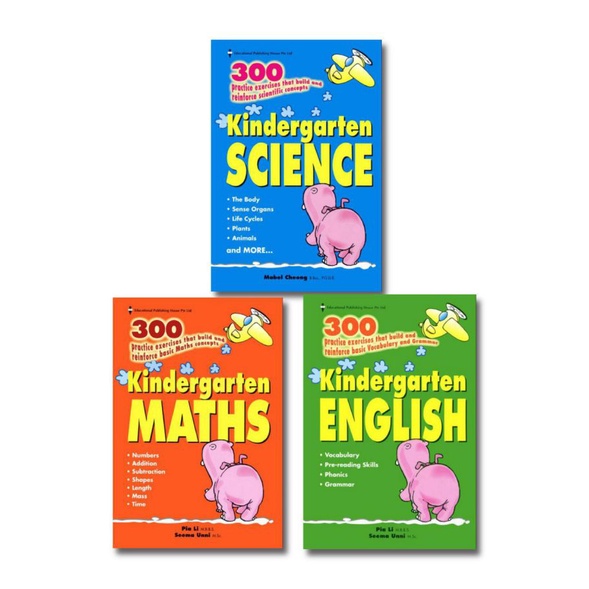 Bộ 300 Kindergarten 3c Maths - Science - English