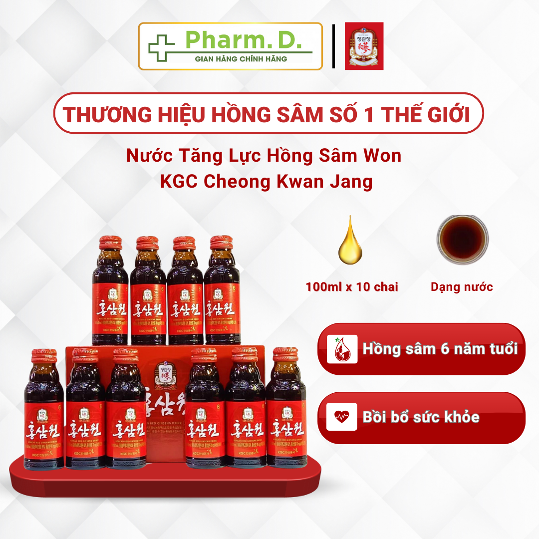 Nước tăng lực hồng sâm won kgc cheong kwan jang