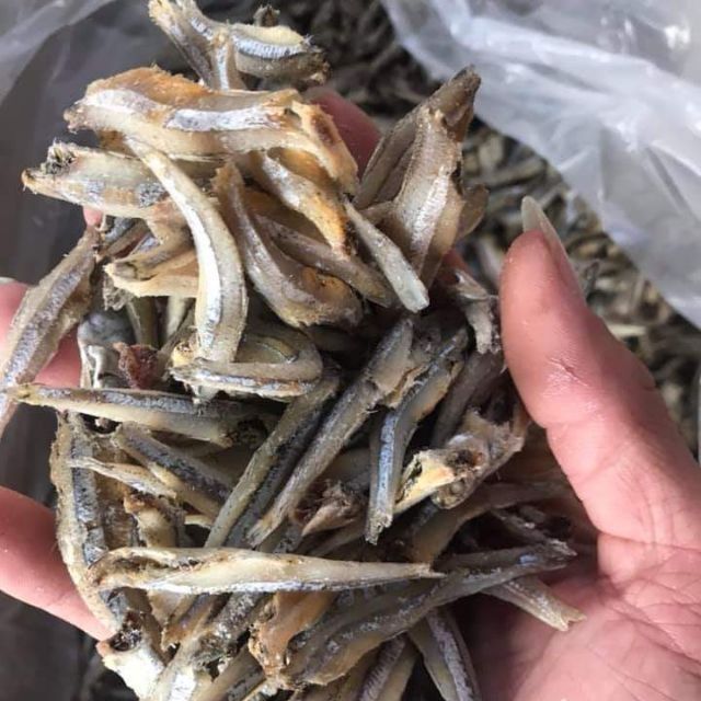 1kg Cá cơm trắng rút bỏ đầu