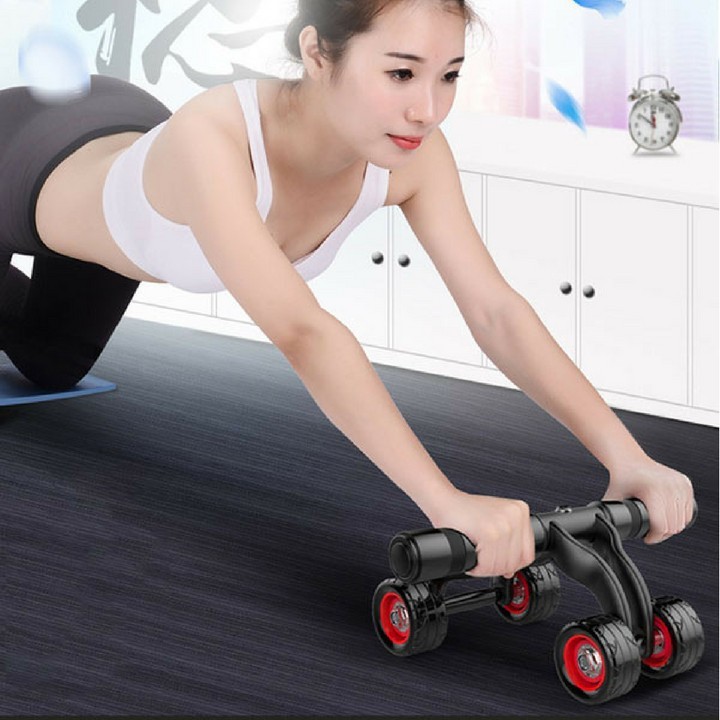 Con lăn tập bụng 4 bánh