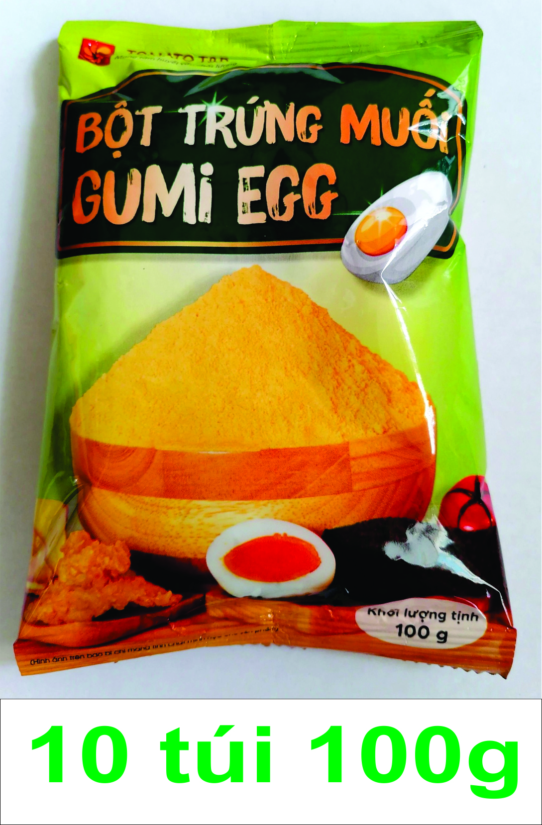 Lốc bột trứng muối lắc tomato t&p gumi egg salted taste powder