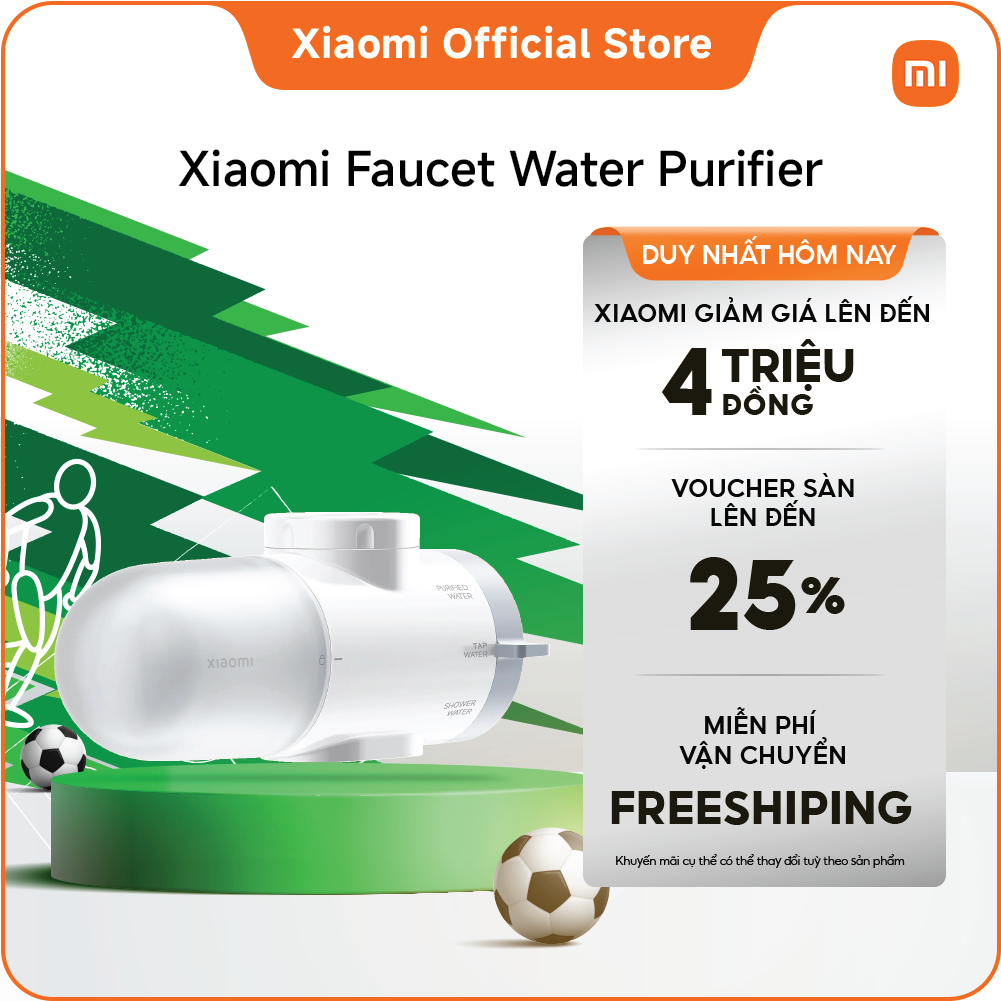 Xiaomi Faucet Water Purifier | Hệ thống lọc 5 tầng, dễ lắp đặt và sử dụng | Than hoạt tính có nguồn gốc tự nhiên | Sử dụng bền lâu | 3 chế độ nước | Lắp đặt nhanh chỉ trong 3 bước | Lớp vỏ mờ