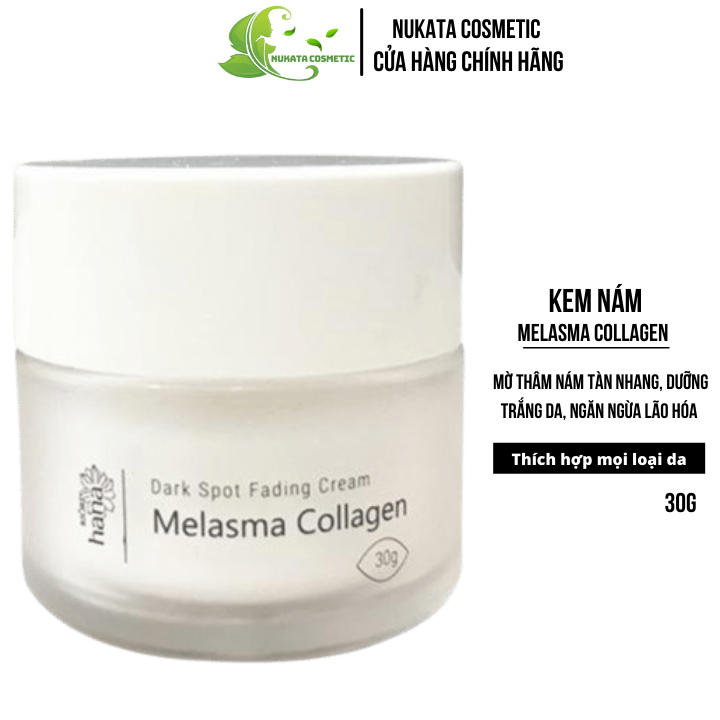 Kem nám tàn nhang đồi mồi và dưỡng trắng da mặt Riori Melasma Collagen ngăn ngừa lão hóa 30g nukata cosmetic