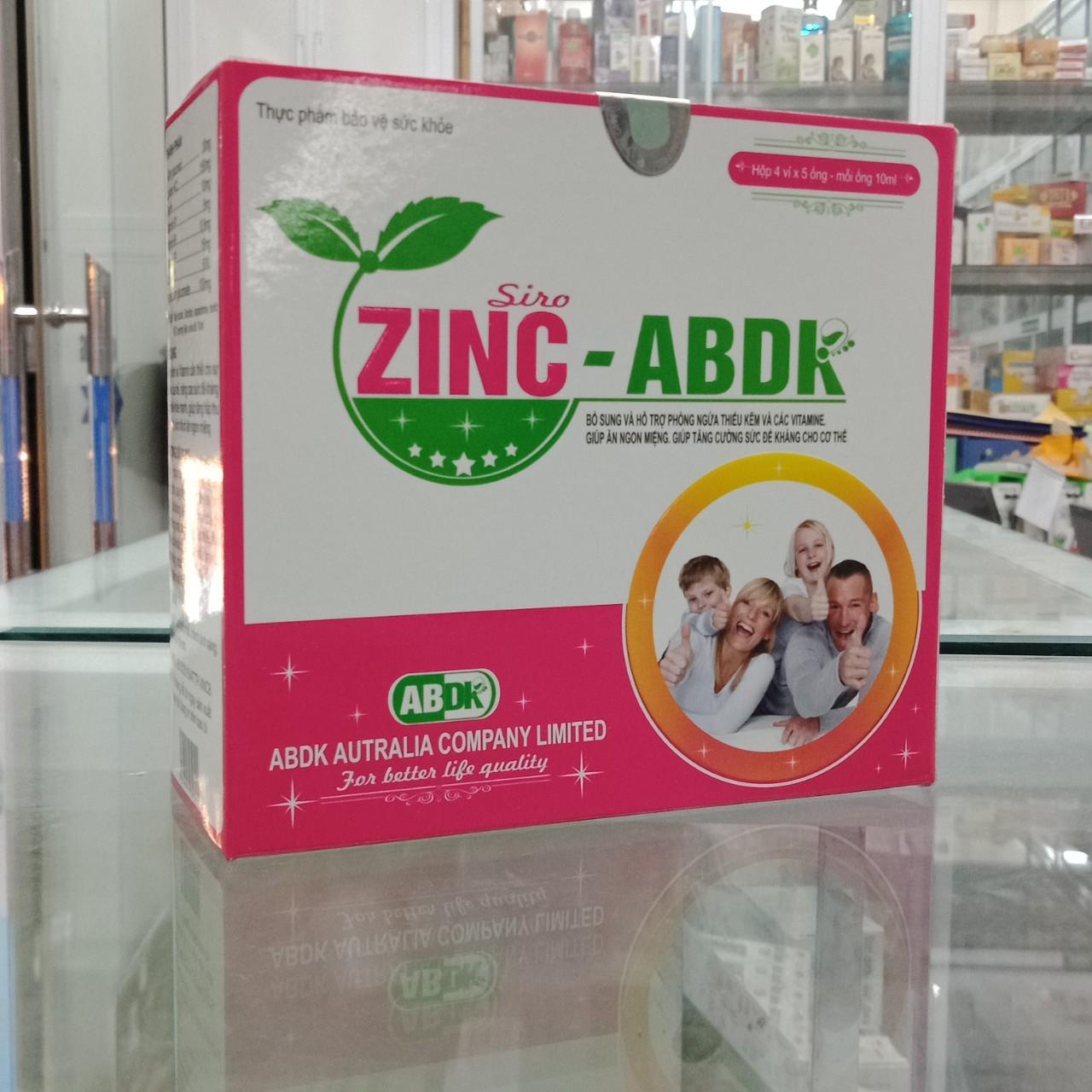 ZINC ABDK - giúp ăn ngon miệng, tăng sức đề kháng cho cơ thể