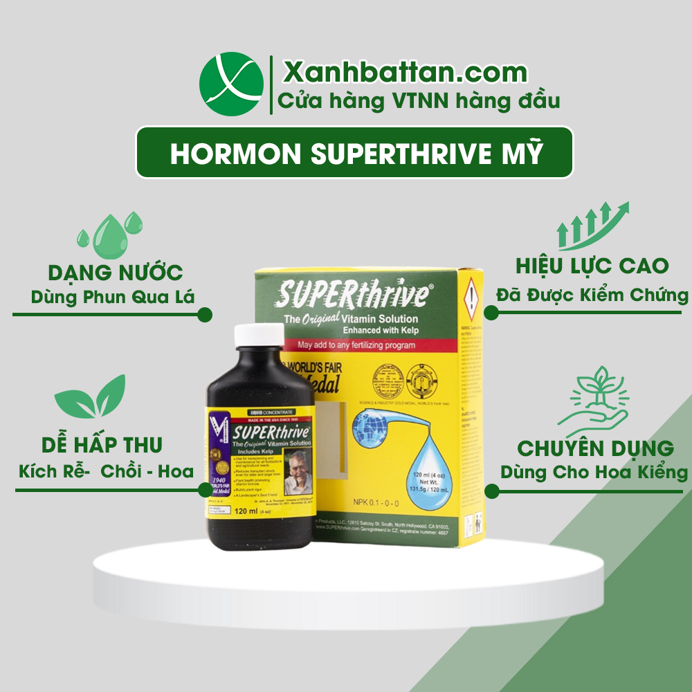Superthrive Kích Thích Sinh Trưởng Cho Hoa Lan Loại 120 ml