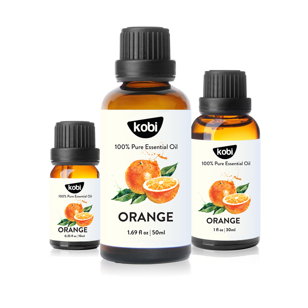 Combo siêu tiết kiệm gồm 3 chai tinh dầu Cam Ngọt Kobi Orange essential oil nguyên chất