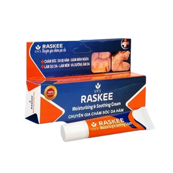 Kem dưỡng ẩm cho da - chống khô nứt - vảy nến da - hỗ trợ viêm da (Eczema) - giảm ngứa - giảm mẩn đỏ bảo vệ da nhạy cảm Raskee (Mẫu cũ Beyond Plus Mizema Sensitive Skin)  Thái Lan Tuýp 10gram
