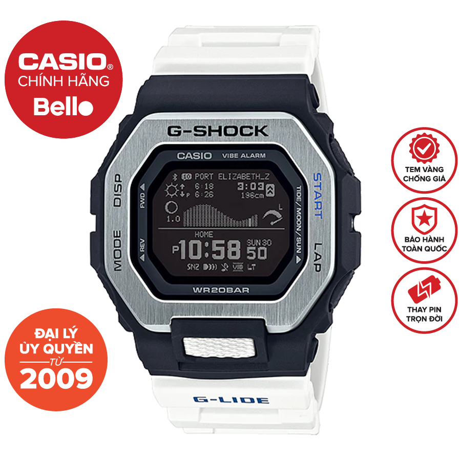 Đồng hồ Nam dây nhựa Casio G-Shock GBX-100-7DR chính hãng bảo hành 5 năm Pin trọn đời