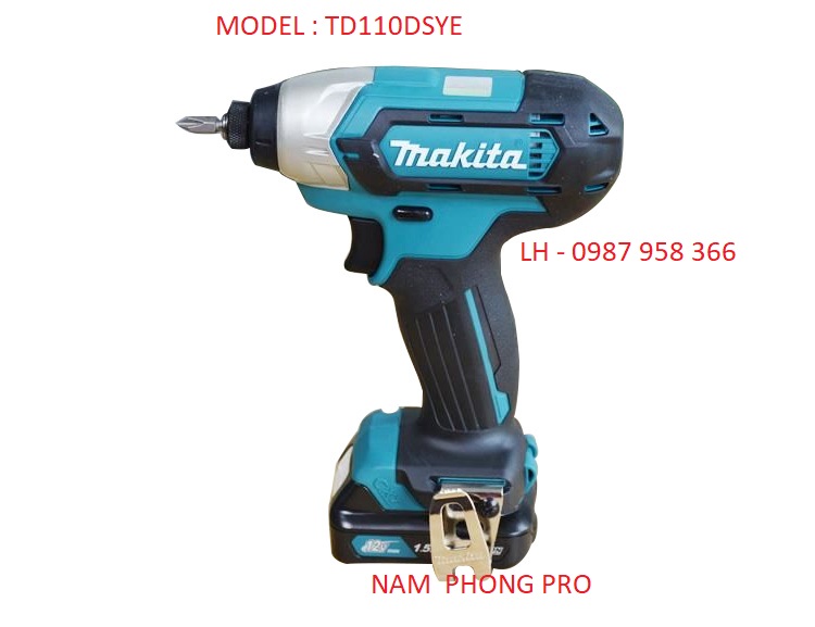 Máy vặn vít dùng pin makita td110dsye