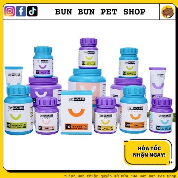 Combo Vitamin Nourse Cung Cấp Lysine Taurine Canxi Phòng Tránh Bệnh Tật
