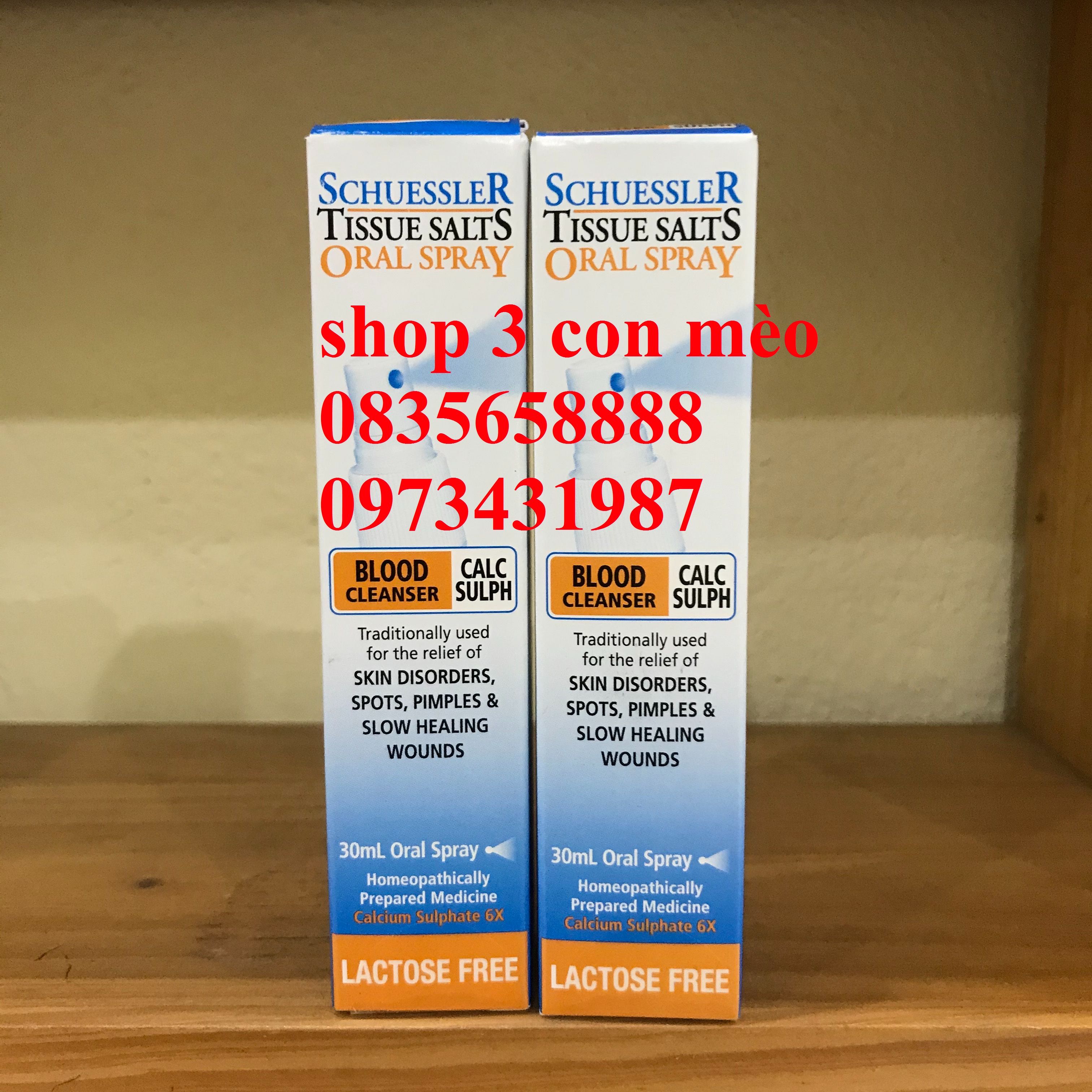 Tissue Salts Spray Blood Cleanser