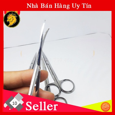 Kéo Mũi Cong Inox Nhập Khẩu Pakistan - Cắt Tích, Mồng , Tỉa Lông