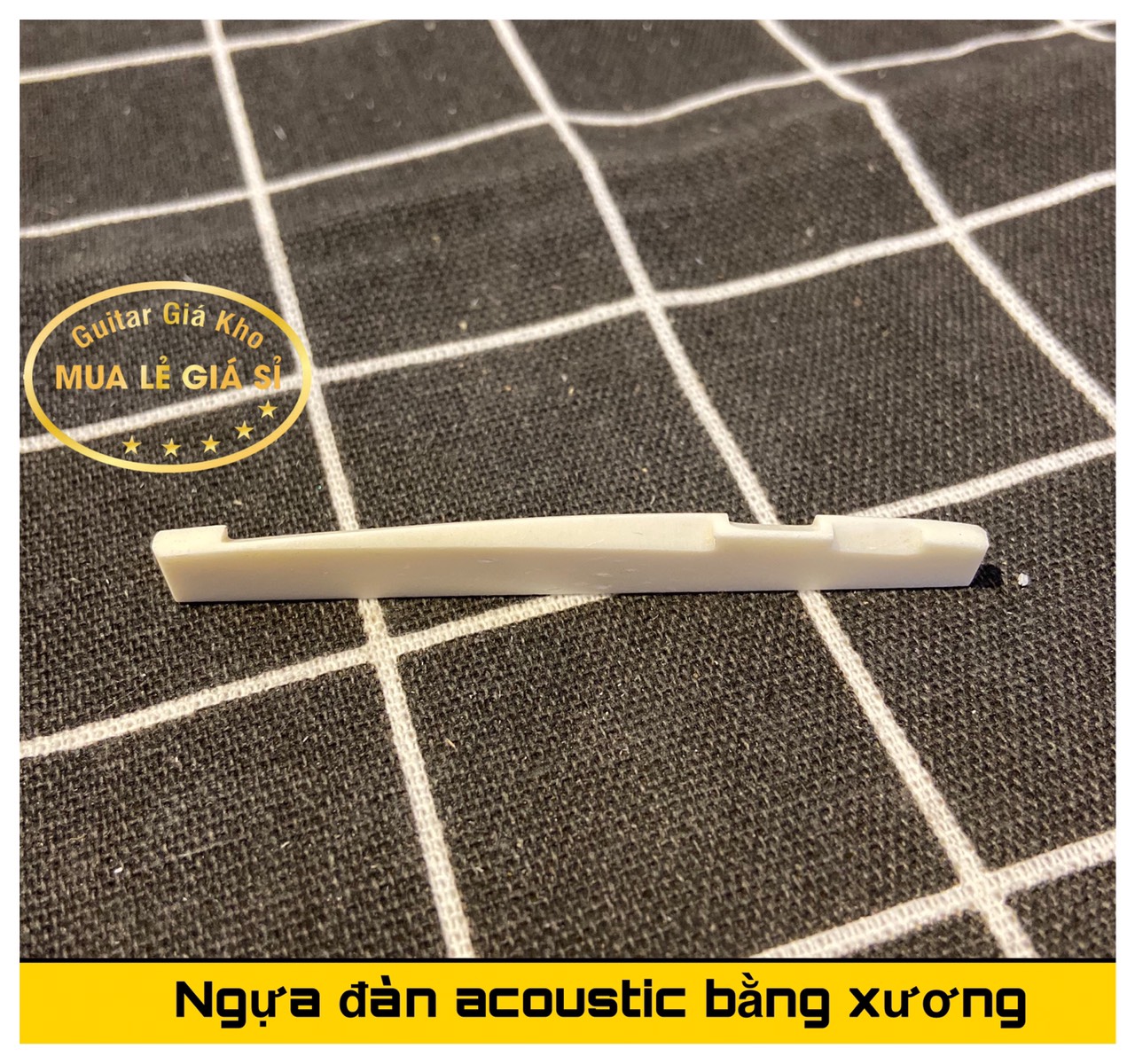 [HCM]Ngựa đàn guitar Acoustic bằng xương bò cao cấp