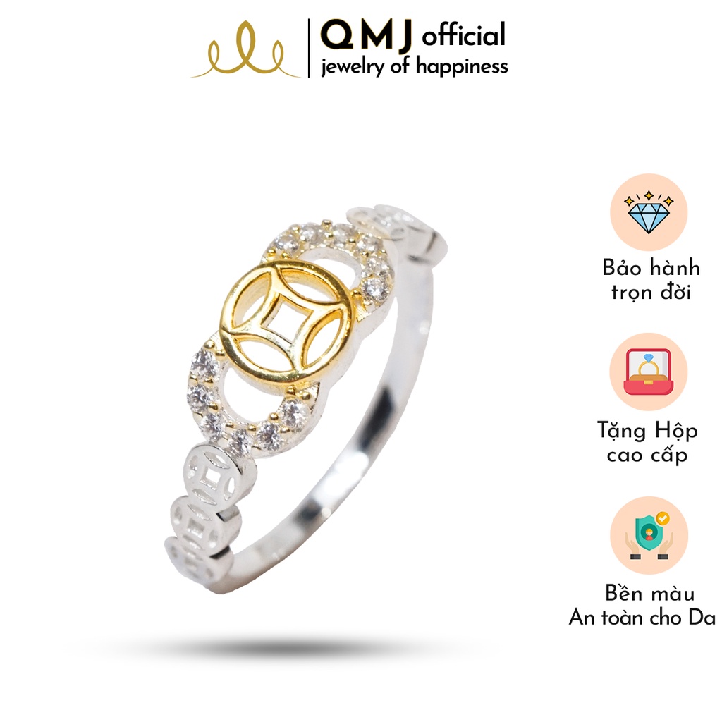 Nhẫn kim tiền phát lộc, đem lại nhiều sự may mắn tài lộc đầy nhà, dành cho mọi lứa tuổi - QNL2712